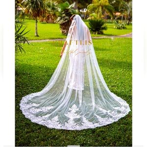 SOLD Cathedral Length Veil